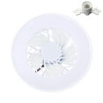 thumbnail image 1 of YIEMEEN Mini Fan Lamp Ceiling Fan with LED Light Cooler Lamp with E27 Lamp Head for Room, 1 of 15