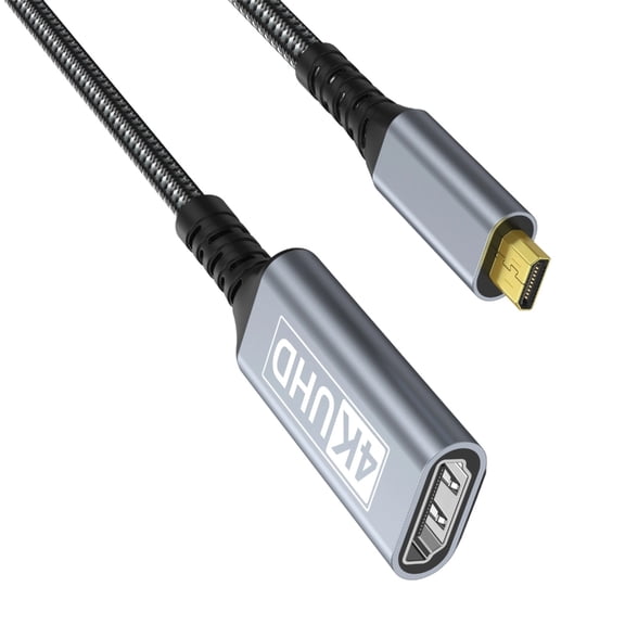 YIEMEEN Mini HDTV to HDTV 60Hz Output Braided Cable For PC TV Streaming Accessories