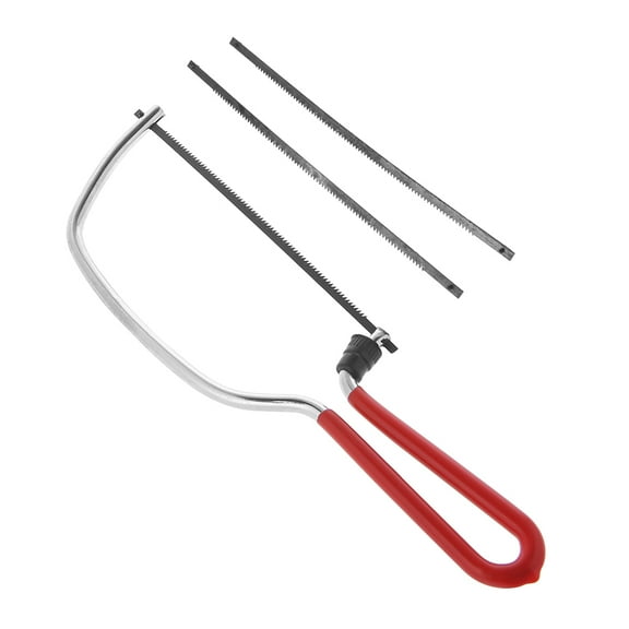 YIEMEEN Mini Scroll Coping Metal Saw DIY Hand Hacksaw Woodworking Tool Replacement Blade