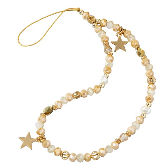 YIEMEEN Mobile Strap Phone Chains Women Beaded Chain Cellphone Pendant Beaded Chains