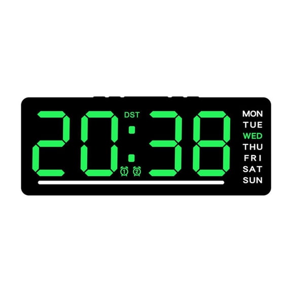 YIEMEEN Modern Digital Clock with Large Screen and Battery Operate Feature Clock