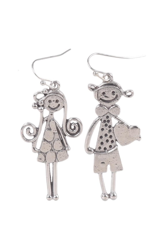 YIEMEEN Modern Heart Shaped Studs Earrings Portable Alloy Construction for Teens Adults Fashion Statement Pieces