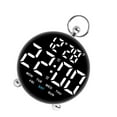 thumbnail image 1 of YIEMEEN Modern LED Clock With Integrated Alarm Table Clocks for Living Room Office, 1 of 15