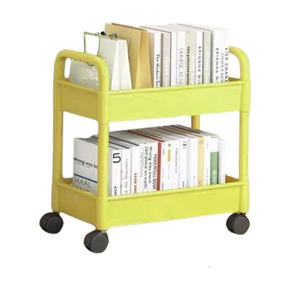 YIEMEEN Movable Cart Storage Rack with Wheels for Easy Moving Kitchen Supplies Bedroom