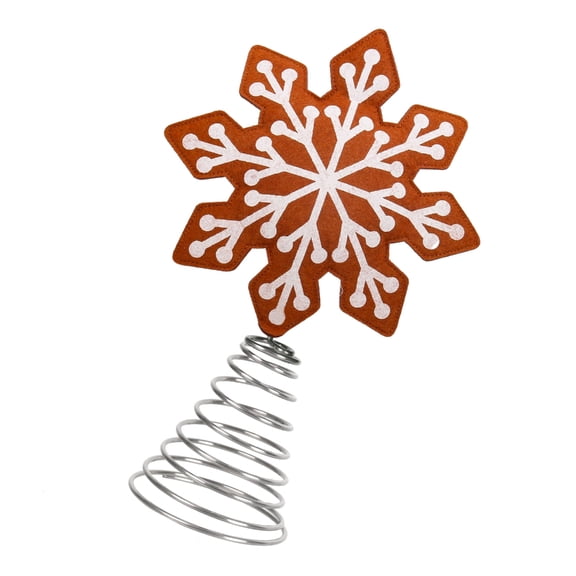 YIEMEEN Natural Felt Snowflake/Star Ornament For Kids Indoor Outdoor Holiday Decorating