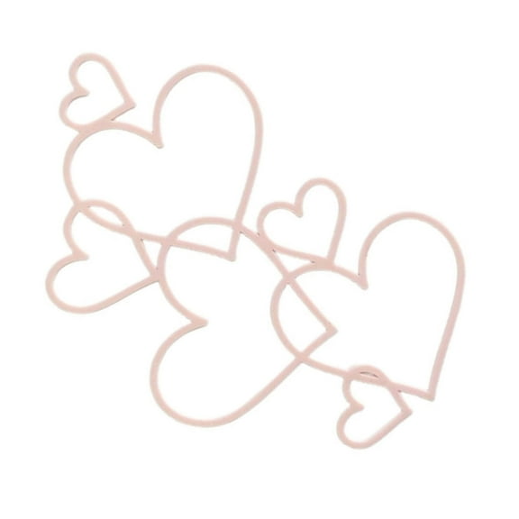 YIEMEEN New Love Heart Acrylic Valentine's Day Cake Topper Valentine's Day Cake Toppers for Wedding Party Cake Decorations