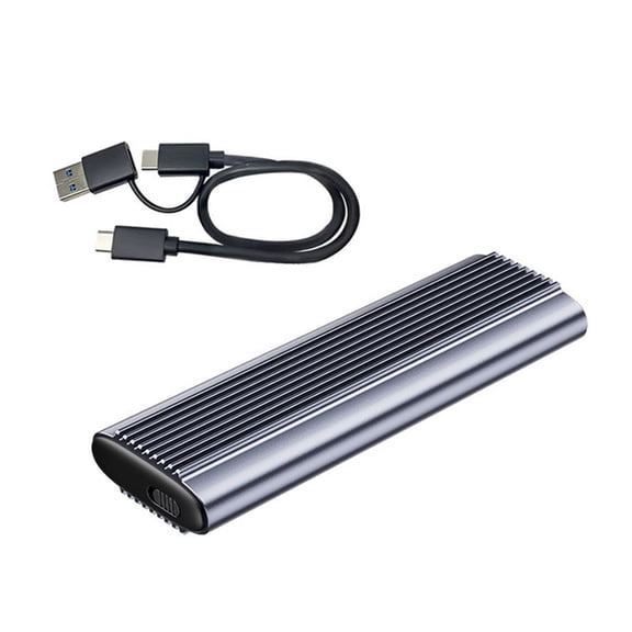 YIEMEEN New M.2 Solid Disk Enclosure Box For Laptop to Solid Disk Adapter Case Support NVME Two Protocols to TypeC USB3.1 10Gb External