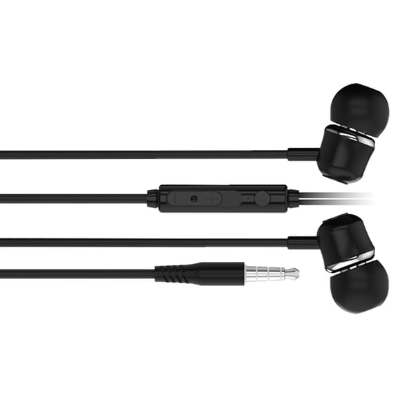 YIEMEEN Noise Isolating Earphones 3.5mm Cable Control Headphones 14mm Speaker Driver Unit Corded Headsets Earbud for Cell Phones