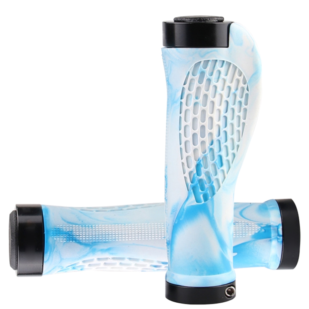 YIEMEEN Nonslip Bilateral Locks Cycling Handle Grips Double Locks on ...