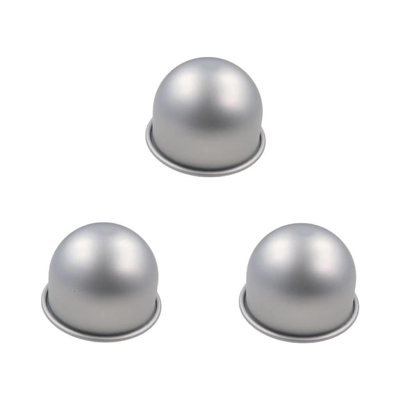 YIEMEEN Nonstick Deep Half Round Baking Mould Durable Aluminum Alloy Cake Cup Tool