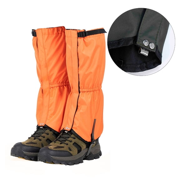 YIEMEEN Outdoor Travel Leg Gaiters Waterproof Hiking Gaiters Adjustable Snow Boot Gaiters