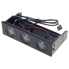 YIEMEEN PC Front Panel Media Dashboard Stereo Surround Speaker Front Bay Computer for Ca