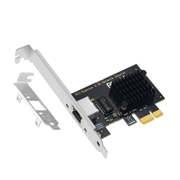 YIEMEEN PCIe 10/100/2500Mbps Gigabit Ethernet Network Adapter LAN Card RTL8125BG intel1225V NIC for Windows/Linux/for RTL8125BG intel1225V Gigabit Ethernet PCI Express Network Card 2.5G PCIe Adapter