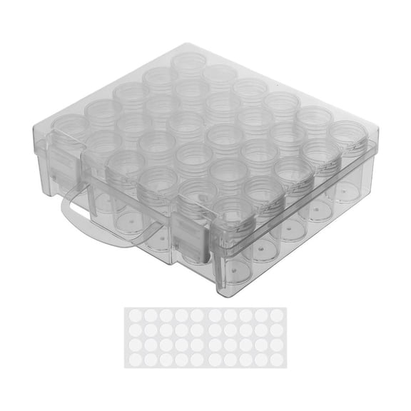 YIEMEEN Pack of 1 Safe Storage Box With 30 Compartments for Small Items