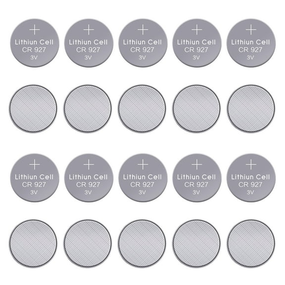 YIEMEEN Pack of 5/10/20pcs CR927 Lithium Battery 38mAh 3V Button Cell Long Lasting Power Supply for Watch Remote Control