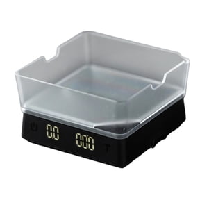 YIEMEEN Permanent PC Reinforced Glass Coffee Scale with Clock Function for Precise Brewing Control Transportable Size Excellent for Small Sectors and Soaking pool Go