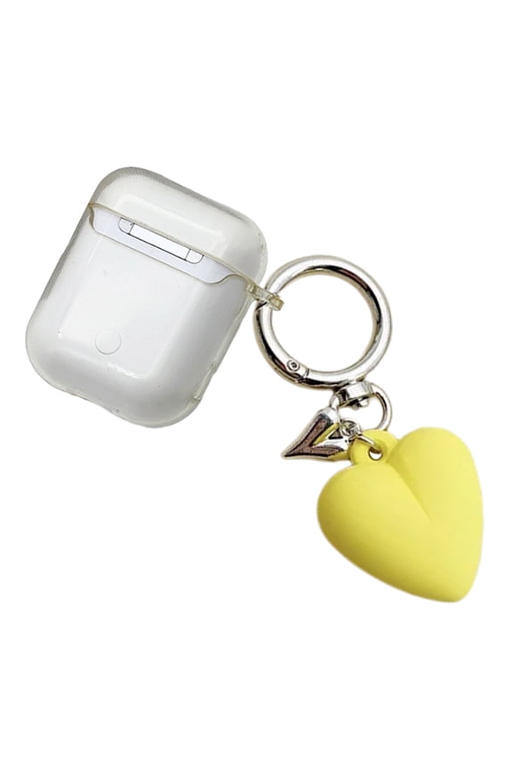 YIEMEEN Personalized Couple Keychain Colorful Heart Keychain Handmade Love Shape Keyring