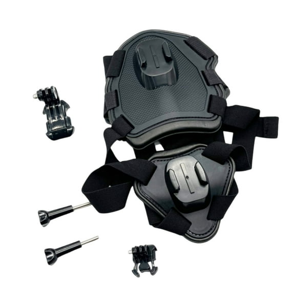 YIEMEEN Pet Camera Vest Adjustable Strap 360Rotation Mount for Small To Large Dogs