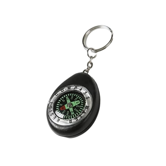 YIEMEEN Plastic Miniature Compasses Keychain Shockproof Backpack Pendant Stylish Bag Accessories for Adventure and Outdoor Use