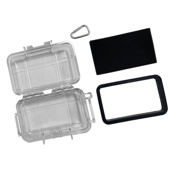 YIEMEEN Plastic Outdoor Storage Container for Camping Hiking Equipment with Watertight Seal and Small Organization