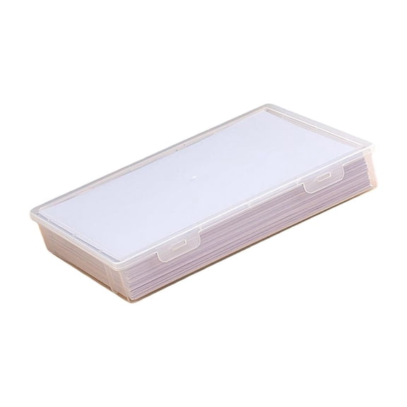 YIEMEEN Plastic Storage Box for Organizing Papers and Magazines Clear Document Holder