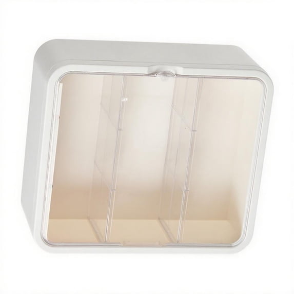 YIEMEEN Plastic Wall Cabinet With Adjustable Layers for Collectible Preservation