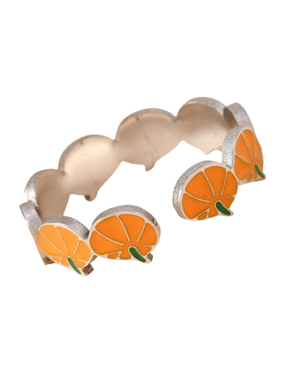 YIEMEEN Playful Halloween Accessory Pumpkin Ring With Adjustable Fit Costume Party Jewelry