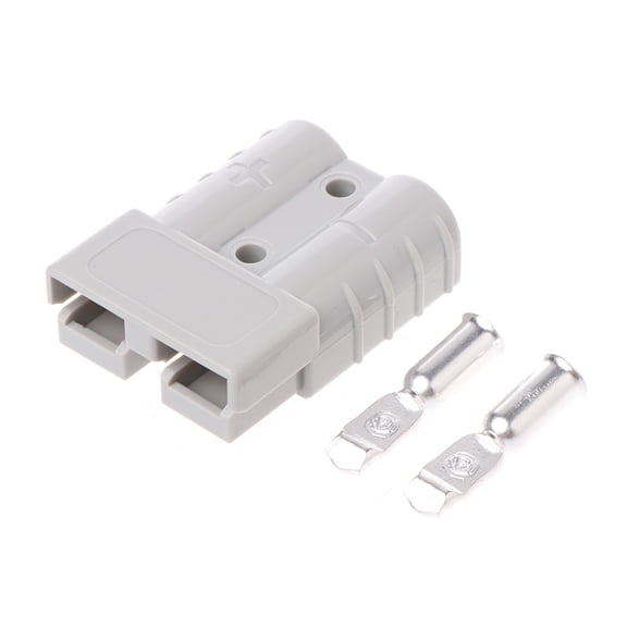 YIEMEEN Plug Connectors for DC Power Tool 600V 50 Amp 6AWG Battery Charging Plug Connector Gray