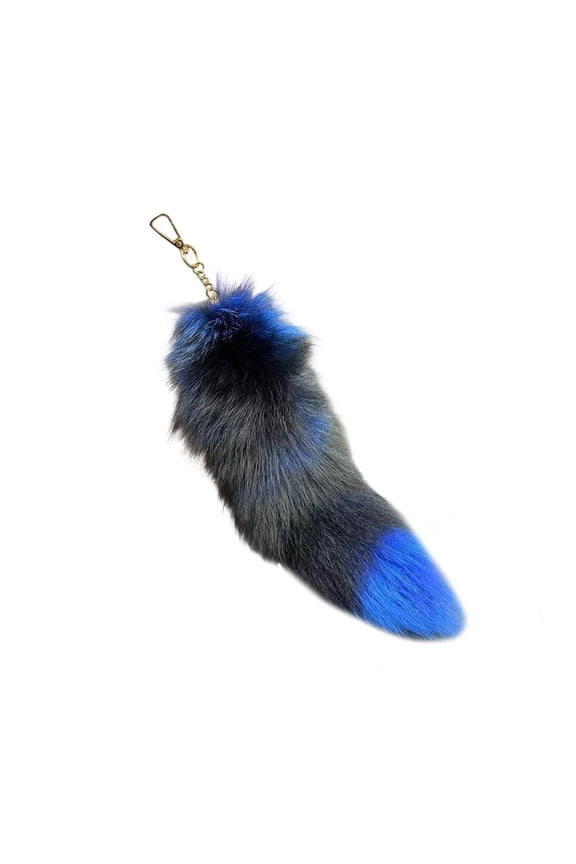 YIEMEEN Plush Animal Tail Key Holder For Women Girls Party Style Key Organiser Keychain