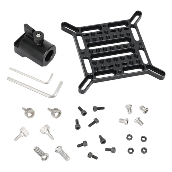 YIEMEEN Portable Adjustable VESA Monitor Mount Bracket 75x75mm Cheese Plate Attachment