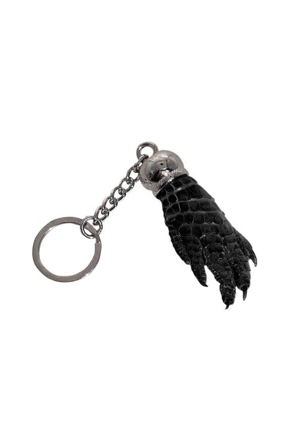 YIEMEEN Portable Crocodiles Skin Miniature Claw Shaped Keyring Stylish Men Keychain Fashionable Key Holder Backpack Ornament