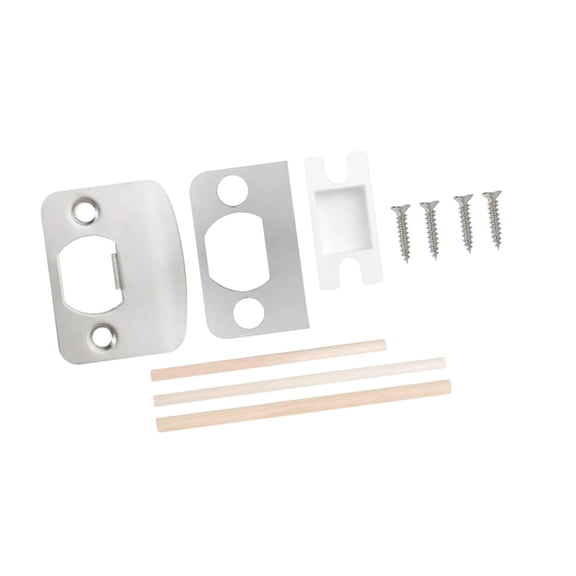 YIEMEEN Portable Door Lock Latches Restorers Spacer Universal Residential Security Striker Door Strikes Plate Accessory