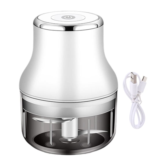 YIEMEEN Portable Electric Garlic Mincer Vegetable Crusher Tool for Kitchen Use