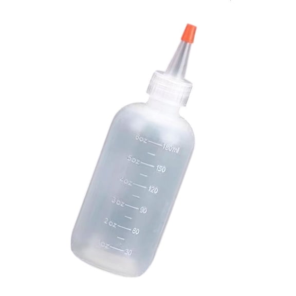 YIEMEEN Portable Travel Liquid Dispenser Bottles Refillable Leakproof Squeeze Bottle Applicator Bottle with Tip Empty Container