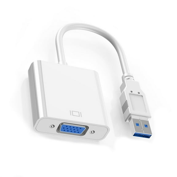 YIEMEEN Portable USB 3.0 to VGA Video Adapter Cable Converter Wire Conversion Line for Enhaning Workstations and Home Theater