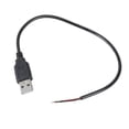 thumbnail image 1 of YIEMEEN Portable USB Male Plug to 2pin Pigtail Extension Cable Cord 22AWG for LED Light, 1 of 11