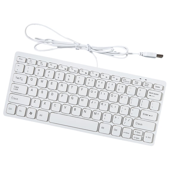 YIEMEEN Portable USB Wireds Mini Keyboards 78 Key Layout Keyboards for Business and Home