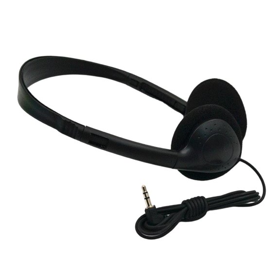 YIEMEEN Portable Wire Earbud with 90 Rotatable Ear Cups 1.2M PVC Cable Soft Sponge Cushions Ergonomic Over Ear for PC Gaming