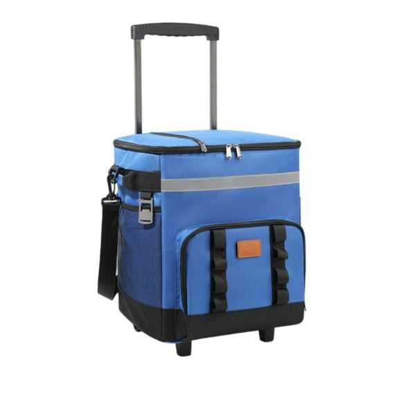 YIEMEEN Portables Rolling Insulated Coolers Bag Large Capacity Bag with Handle Wheel