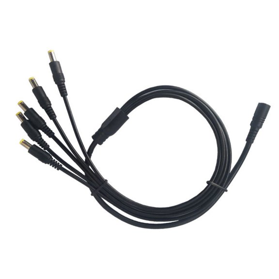 YIEMEEN Power Plug DC5.5x2.5mm Power Cable 1 Female to 2/3/4/5/8/10 Male Plug Splitter Adapter for Security Camera LED Strip