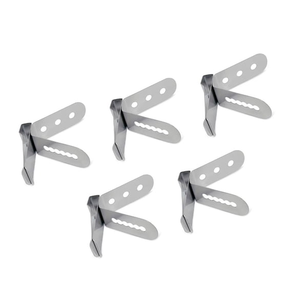 YIEMEEN Practical Heat Resistant Kitchen Thermometers Holder Space Saving Stainless Steels Barbecue Temperature Probe Clip