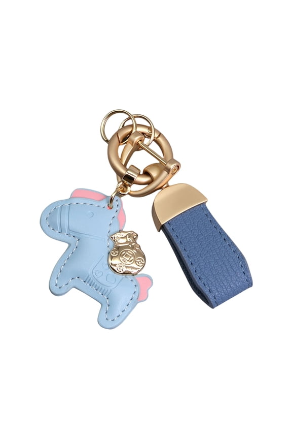 YIEMEEN Practical Keychain Horse Shape Key Accessory Stylish Key Rings Unique Bag Hanging Pendant Great for Various Occasions