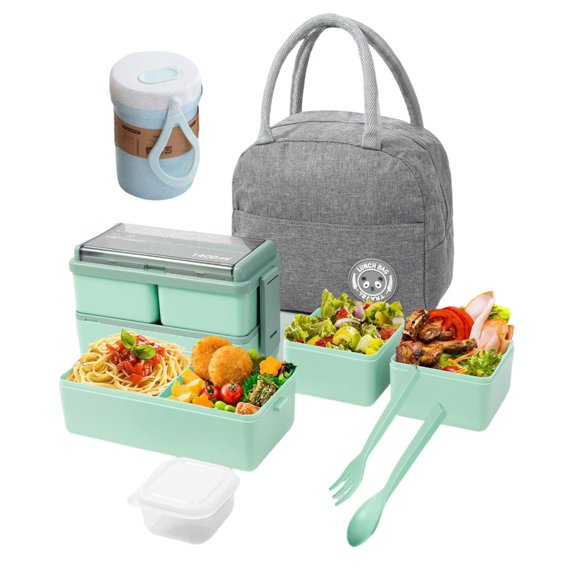 YIEMEEN Practical Lunch Box Food Storage Container Large Capacity Food Storage Box Plastic Texture Suitable for Various Setting