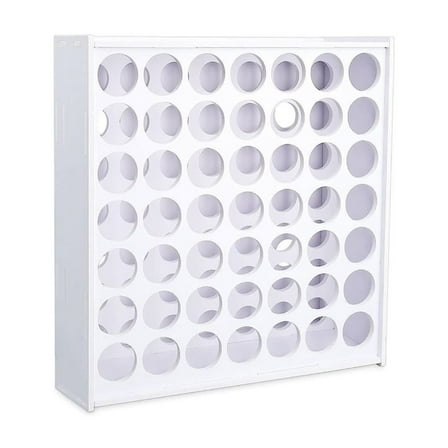 YIEMEEN Practical Paint Rack 49/63 Hole Organizers for Craft Paint Bottles Space Saving