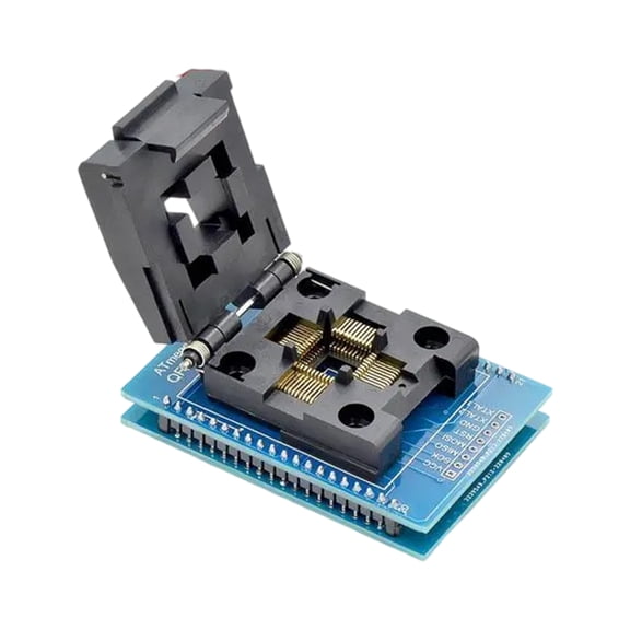 YIEMEEN Precise TQFP44 to DIP40 Converter Socket Small Size for ATmega Chips Efficient Testing of ATmega Microcontrollers