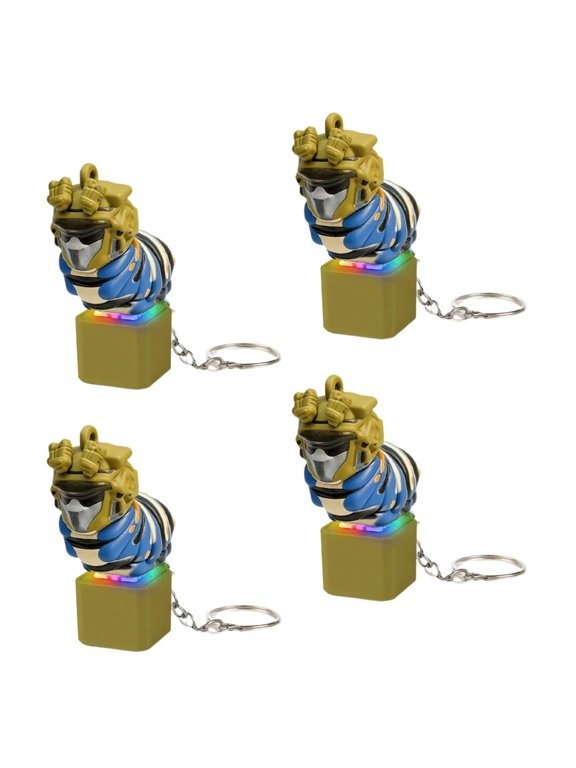 YIEMEEN Press-Activated Light Keychains for Key and Backpacks, 4 Pack