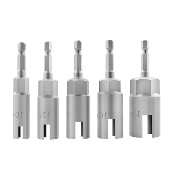 YIEMEEN Professional 5Piece Butterfly Nut Socket Set With Rapid Size Identification System Suitable For Hand Tool Efficient Work