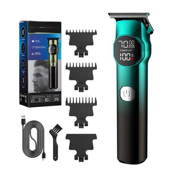 YIEMEEN Professional Hair Clippers for Men Cordless Beard Trimmer for Men Adjustable Hair Clippers and Trimmer Set for Barber