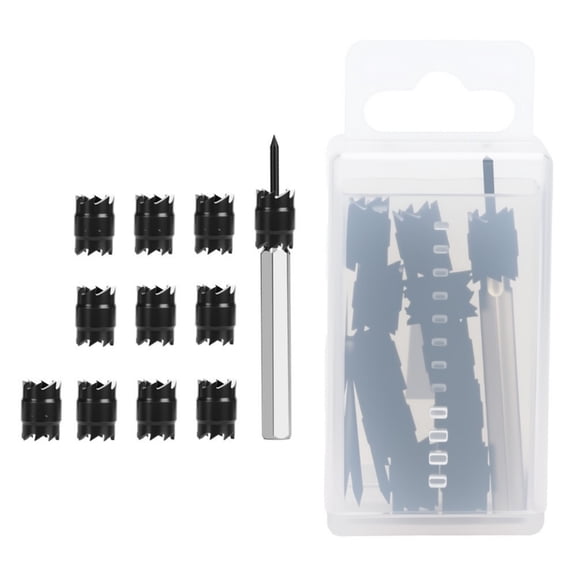 YIEMEEN Professional Steel Iron Sheet Hole Cutter Drill Bit Set Multiple Size Multipurpose Metal Drilling Tool With Storage Case