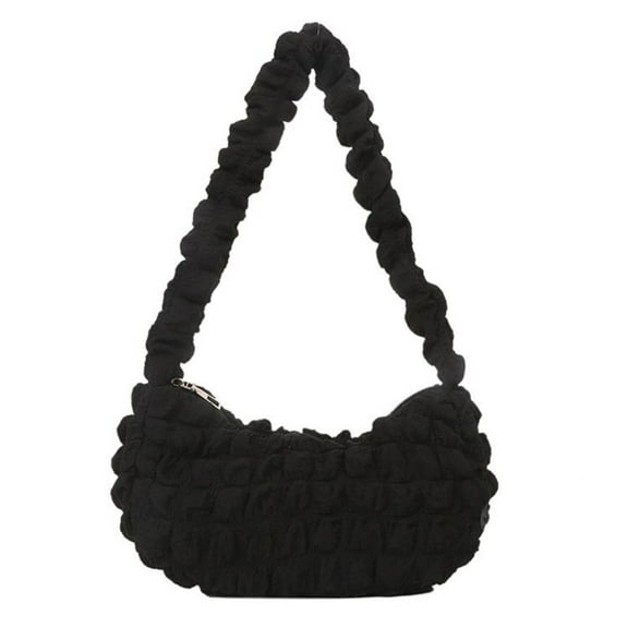 YIEMEEN Quilted Handbag for Women Pleated Designs Shoulder Bag for Work and Shopping